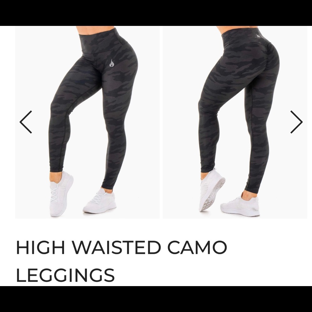 High waisted scrunch bum leggings